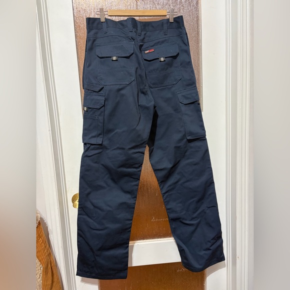 Men's TuffStuff Navy Cargo Pants - Picture 2 of 4